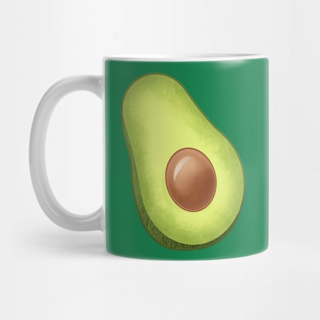 Half Avocado by takoto